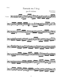 Fantazie No.1 g-moll: Fantazie No.1 g-moll by Michał Bylina