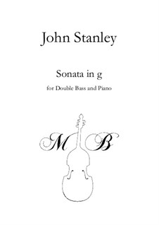 Sonata in g minor: Sonata in g minor by Джон Стэнли