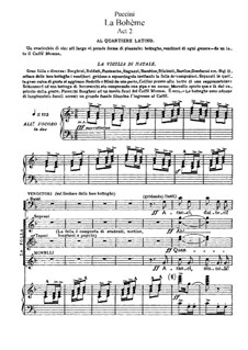 Вся опера: Акт II, для солистов, хора и фортепиано by Джакомо Пуччини