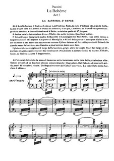 Вся опера: Акт III, для солистов, хора и фортепиано by Джакомо Пуччини