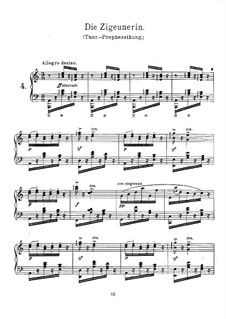 Sechs Lieder ohne Worte: No.4 Le bohémienne by Жорж Бизе