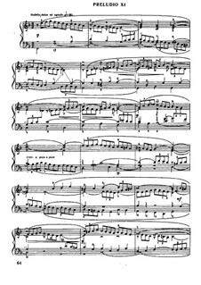 Прелюдия и фуга No.11 фа мажор, BWV 880: Для фортепиано by Иоганн Себастьян Бах