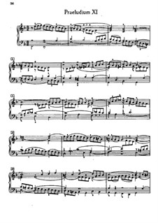 Прелюдия и фуга No.11 фа мажор, BWV 880: Для фортепиано by Иоганн Себастьян Бах