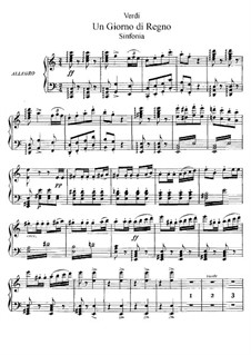 Король на час: Акт I, для солистов, хора и фортепиано by Джузеппе Верди