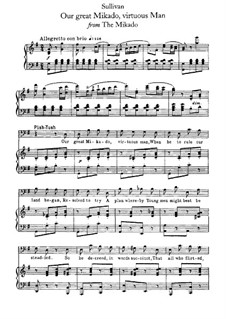 Our Great Mikado, Virtuous Man: Our Great Mikado, Virtuous Man by Артур Салливан