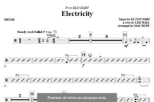 Electricity: Drums part by Elton John