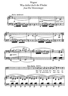 Was duftet doch der Flieder: Для голоса и фортепиано by Рихард Вагнер