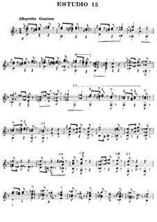 Двадцать четыре упражнения для гитары, Op.35: Этюд No.16 by Фернандо Сор