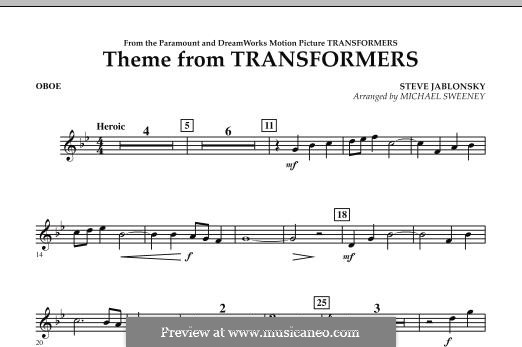 Theme from Transformers: Партия гобоя by Steve Jablonsky