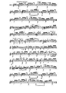 Двадцать пять этюдов для гитары, Op.60: No.9 by Маттео Каркасси