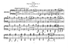 Сюиты No.1-2: Для фортепиано в четыре руки by Эдвард Григ