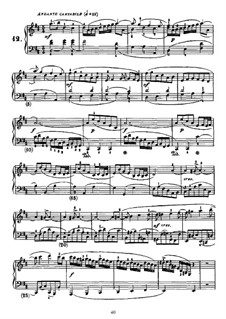 Соната No.12 ре мажор, K.478 L.12 P.503: Для фортепиано by Доменико Скарлатти