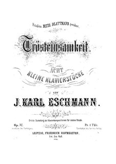 Trösteinsamkeit, Op.37: Сборник by Иоганн Карл Эшманн