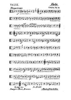 Большой блестящий вальс ми-бемоль мажор, Op.18: Для струнного квинтета – Партия альта by Фредерик Шопен
