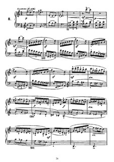 Соната No.8 до мажор, K.461 L.8 P.324: Для фортепиано by Доменико Скарлатти