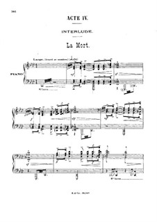 Антар: Акт IV, для голосов и фортепиано by Габриэль Дюпон