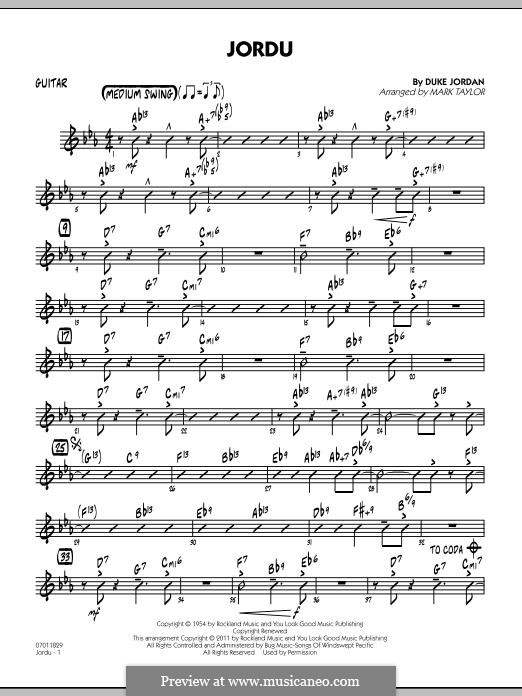 Jordu: Партия гитары by Duke Jordan