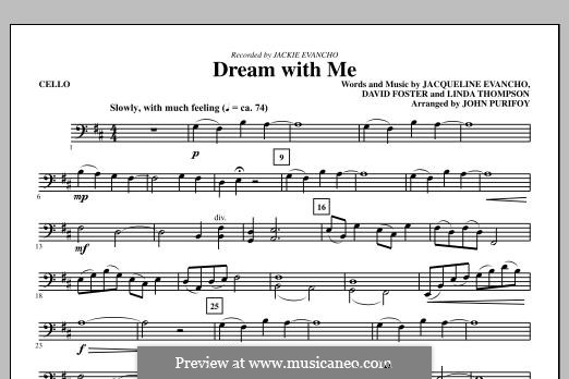Dream with Me: Партия виолончели by David Foster, Jacqueline Evancho, Linda Thompson
