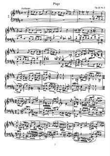 Шесть пьес на одну тему, TH 134 Op.21: No.2 Fugue by Петр Чайковский