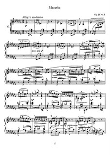 Шесть пьес на одну тему, TH 134 Op.21: No.5 Мазурка by Петр Чайковский