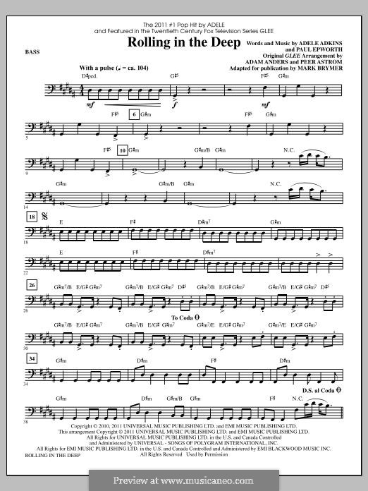 Choir Instrumental Pak version: Партия баса by Adele, Paul Epworth
