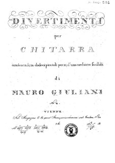 Дивертисменты для гитары, Op.37: Сборник II by Мауро Джулиани