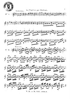 Бабочка, Op.50: Для гитары by Мауро Джулиани