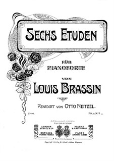 Шесть этюдов, Op.12: Для фортепиано by Луи Брассен