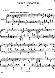 Два мелодических этюда, Op.130: Этюд No.1 by Иоахим Рафф