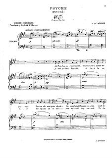 Psyché: Для голоса и фортепиано by Эмиль Паладиль