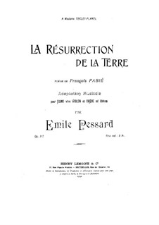 La résurrection de la terre, Op.117: La résurrection de la terre by Эмиль Пессард