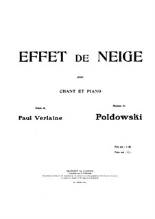 Effet de Neige: Effet de Neige by Poldowski