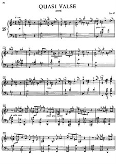 Вроде вальса, Op.47: Для фортепиано by Александр Скрябин