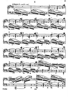 Двенадцать этюдов, Op.26: Этюд No.5 by Сигизмунд Тальберг