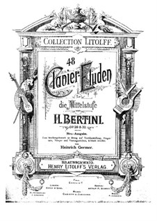 Сорок восемь этюдов, Op.29, 32: Сорок восемь этюдов by Анри Жером Бертини