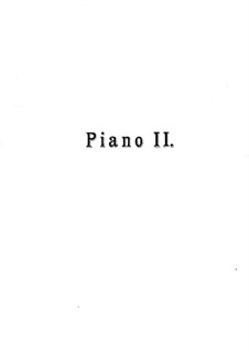 Костюмированный бал, Op.103: No.20 Финал, для двух фортепиано в восемь рук – Партия второго фортепиано by Антон Рубинштейн