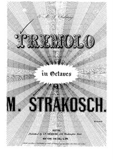 Tremolo in Octaves: Tremolo in Octaves by Морис Стракош