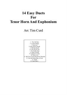 14 Easy Duets: For tenor horn and euphonium by folklore