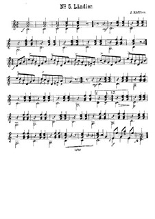 Ländler for Two Guitars: Ländler for Two Guitars by Йозеф Кюффнер