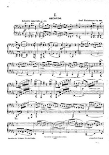 Большая соната для фортепиано в четыре руки, Op.122: Большая соната для фортепиано в четыре руки by Йозеф Габриэль Райнбергер