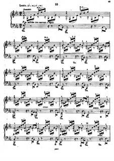 Двенадцать этюдов, Op.26: Этюд No.10 by Сигизмунд Тальберг