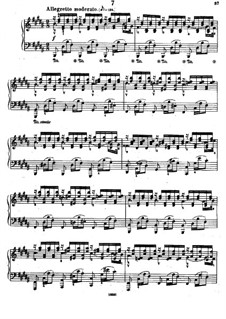 Двенадцать этюдов, Op.26: Этюд No.7 by Сигизмунд Тальберг