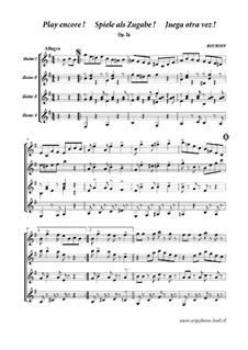 Играй на бис !!!: Квартет гитар, Op.7e by BOUROFF