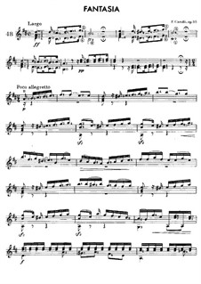 Фантазия для гитары ре мажор, Op.95: Фантазия для гитары ре мажор by Фердинандо Карулли