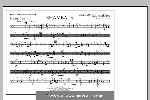 Shambala: Electric Bass part by Daniel Moore