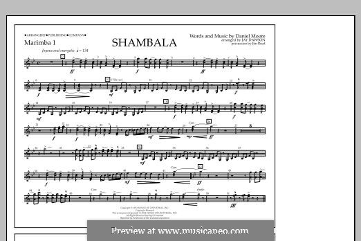 Shambala: Marimba 1 part by Daniel Moore