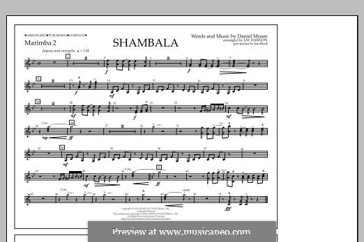 Shambala: Marimba 2 part by Daniel Moore