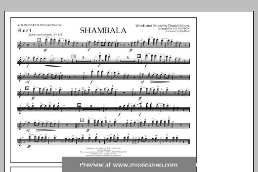 Shambala: Flute 1 part by Daniel Moore