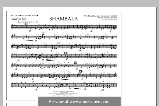 Shambala: Baritone Sax part by Daniel Moore