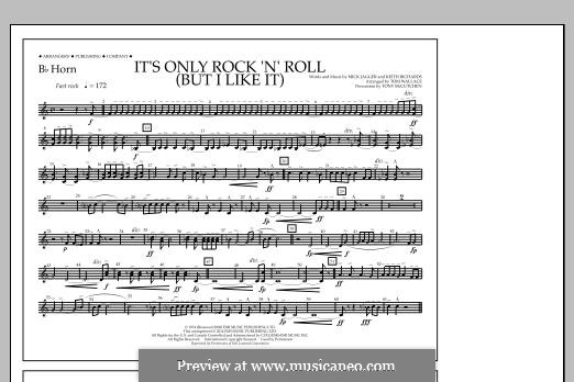 It's Only Rock 'n' Roll (But I Like It): Bb Horn part by Keith Richards, Mick Jagger